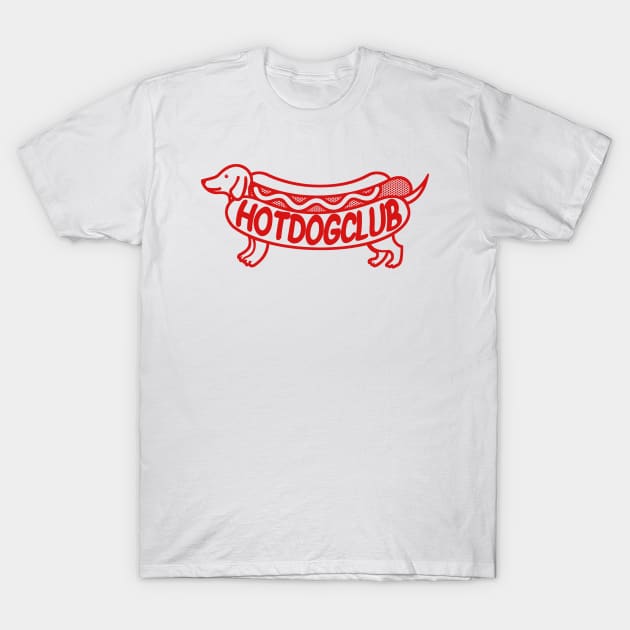 Hot dog club T-Shirt by PaletteDesigns